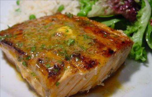 Recipe Grilled Salmon With Chipotle Herb Butter