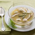 Chicken Soup with Asparagus and Shiitakes,[...]