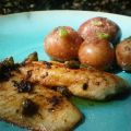 Snapper With Lemon, Capers and Baby Potatoes
