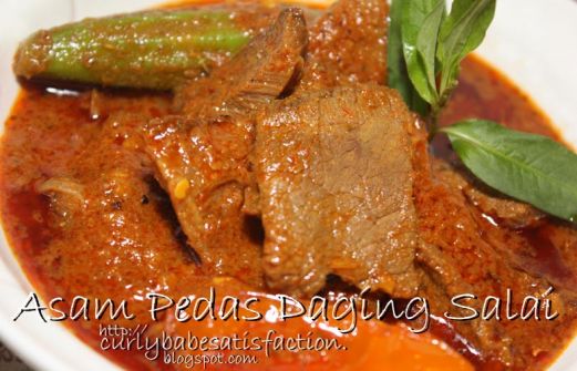 Recipe Asam Pedas Daging Salai