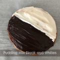 Pudding Mix Black and White Cookies