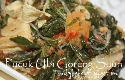 Recipe Pucuk Ubi Goreng Suun