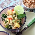 Quinoa Salad with Pineapple, Broccoli, and Mint