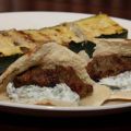 Meatballs With Grilled Pitas and Mint Yogurt[...]