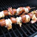 Grilled Shrimp and Chorizo on Skewers