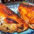 Stuffed Chicken Breasts W/ Apricot Glaze