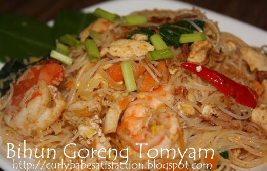 Recipe Mee Hoon Goreng Tom Yam