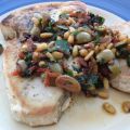 Swordfish With Olive, Pine Nut, and Parsley[...]