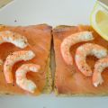 Smoked Salmon Open Faced Sandwich (Laks[...]