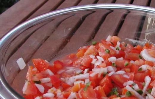 Recipe Salsa Criolla Chopped Tomato Salad