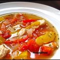 Mexican Chicken and Bell Pepper Soup
