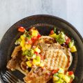 Grilled Pork Chops with Tropical Salsa