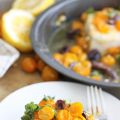 Roasted Halibut with Cherry Tomatoes and Olives