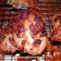 Roasted Chicken Legs With Plum Chili Salsa