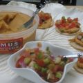 Hummus and Bruschetta Appetiser Recipe