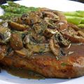 veal chops with mushrooms
