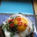 Poached Eggs With Oyster Sauce