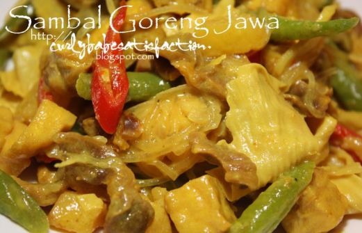 Recipe Sambal Goreng Jawa