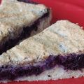 Blueberry pie with walnut snow Recipe