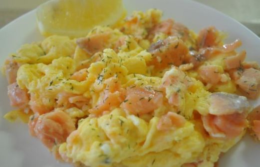 Recipe Scrambled Eggs With Smoked Salmon