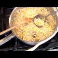Risotto with lobster mushrooms corn and black[...]