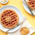 Sunshine Waffles with Candied Citrus