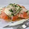 Eggs Benedict with Smoked Salmon and Chives