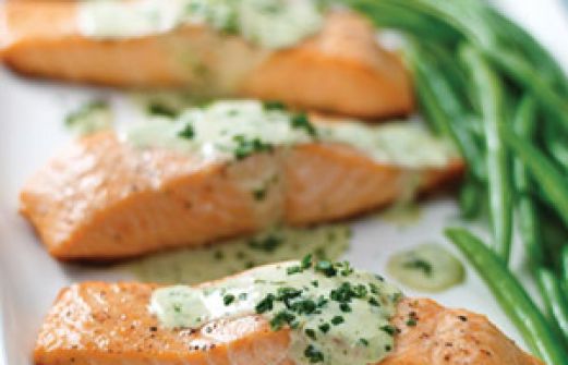 Recipe Grilled Salmon With Pesto Sauce
