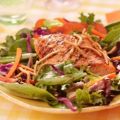 Grilled Salmon, Snap Peas and Spring Mix Salad[...]