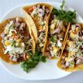 Grilled Pork Tacos with Tropical Slaw