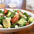 Greek Baby Kale Salad with Farro