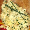 Scrambled Eggs With Chives and Asiago