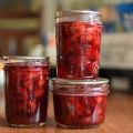Sour Cherry Preserves with Bourbon