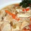 Chicken Soup With Rice  or Noodles