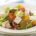 Greek Salad with Peppers