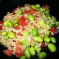 Edamame with Brown Rice and Tomatoes Recipe