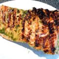 Grilled Salmon With Basil Oil