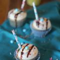 Root Beer Float Cupcakes with Ice Cream Frosting
