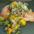 Grilled Salmon and Mango Salsa