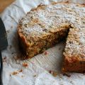 Spiced Carrot, Pistachio + Almond Cake