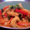 Red Curry Chicken With Basil
