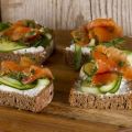 Salmon Bruschetta