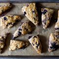 very blueberry scones
