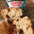 Cherry Garcia Melted Ice Cream Muffins