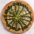 Potato and Asparagus Pizza