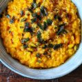 Creamy Baked Pumpkin Risotto with Sage