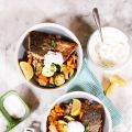 Bowl of Food: Pan Seared Salmon and Roasted[...]
