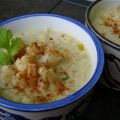 Roasted Cauliflower and Leek Soup