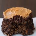 Chocolate Peanut Butter Cup Baked Oatmeal