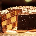 Checkerboard Cake for Birthday